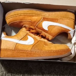 Nike Air Force 1 lows.  "Halloween Savage Beast"